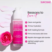 Suroskie Hydra Youth Buster Duo (Pack Of 2) | Rose Glass Skin Moisturizer (50Ml) + All Rounder Skin Serum (30Ml) | 4 In 1 Moisturizer For Glowing Skin | Helps To Improve Pigmentation | All Skin Types