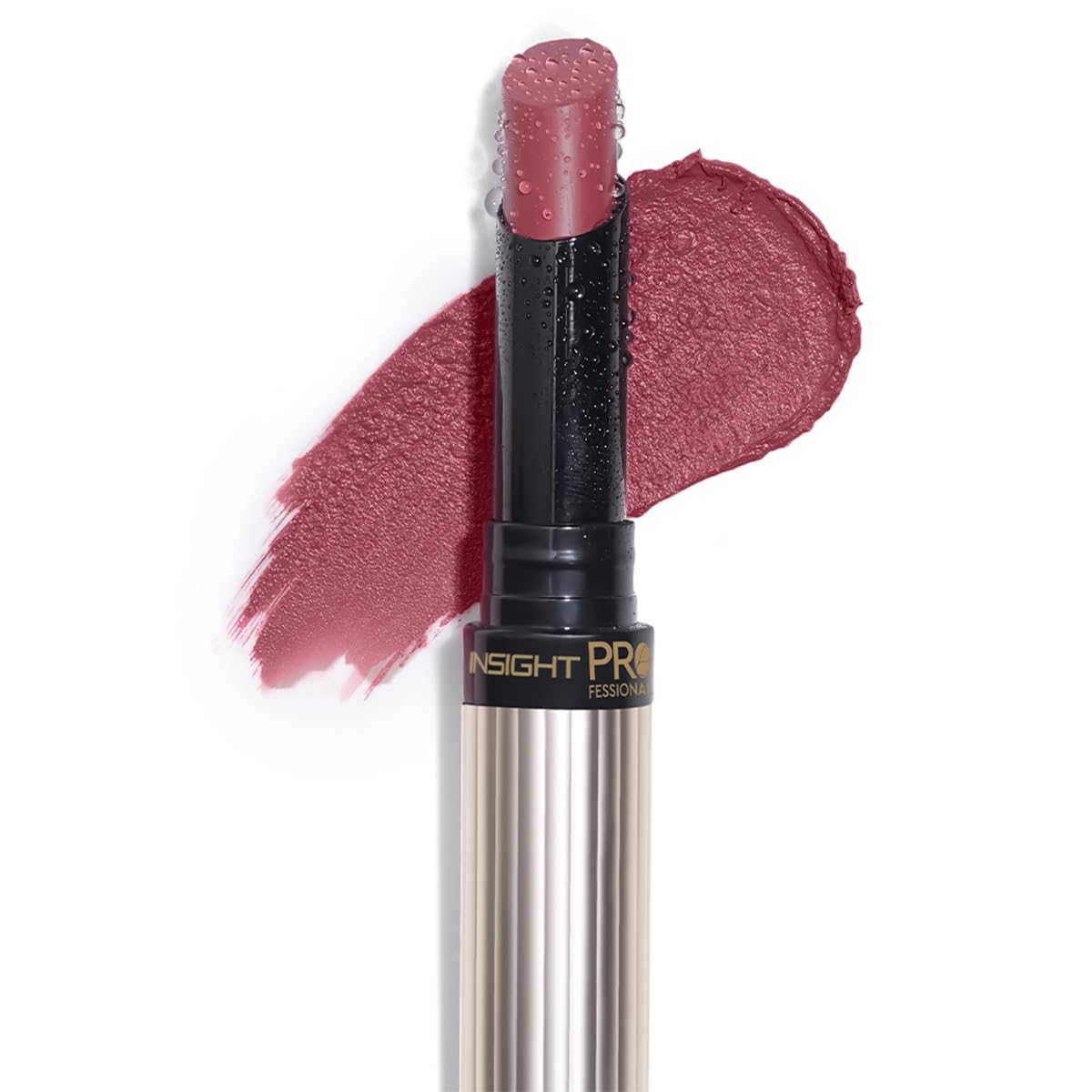 INSIGHT Professional Hydra Luxe Lipstick - Capetown | Satin Finish|Long lasting| Smooth| Hyaluronic Acid| Enriched with Rosehip Oil|Creamy Lipstick|Infused with Hyaluronic Acid - 2.5g