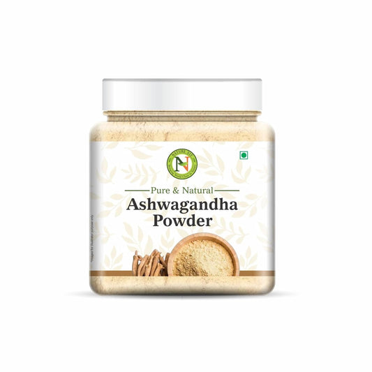 NatureVit Ashwagandha Root Powder | No Added Preservative | Helps Fight Anxiety and Stress | Ashwagandha Podi/Amukkara Kizhangu/Asvagandha Churna (250g [Jar Pack])