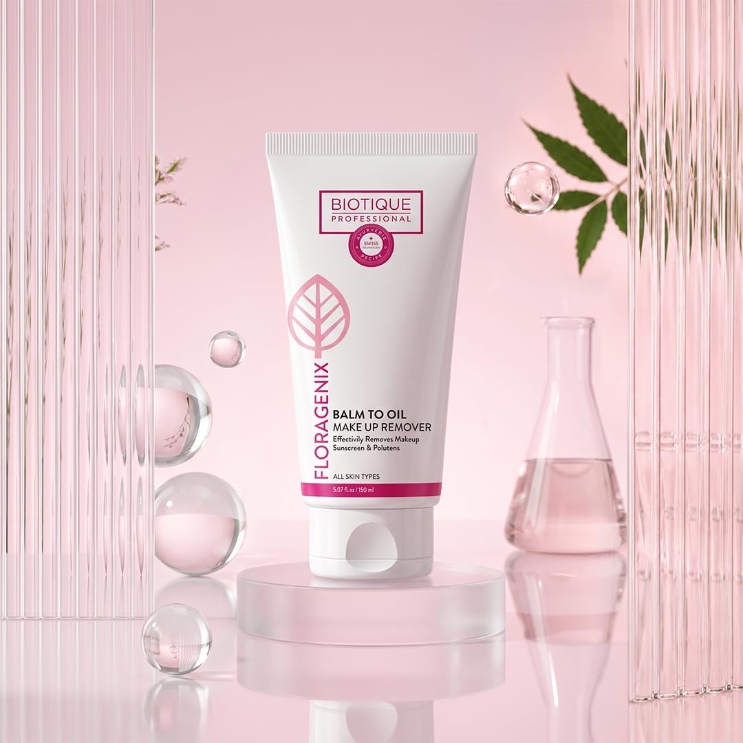 Biotique Professional Floragenix Balm to Oil Makeup Remover 150ml