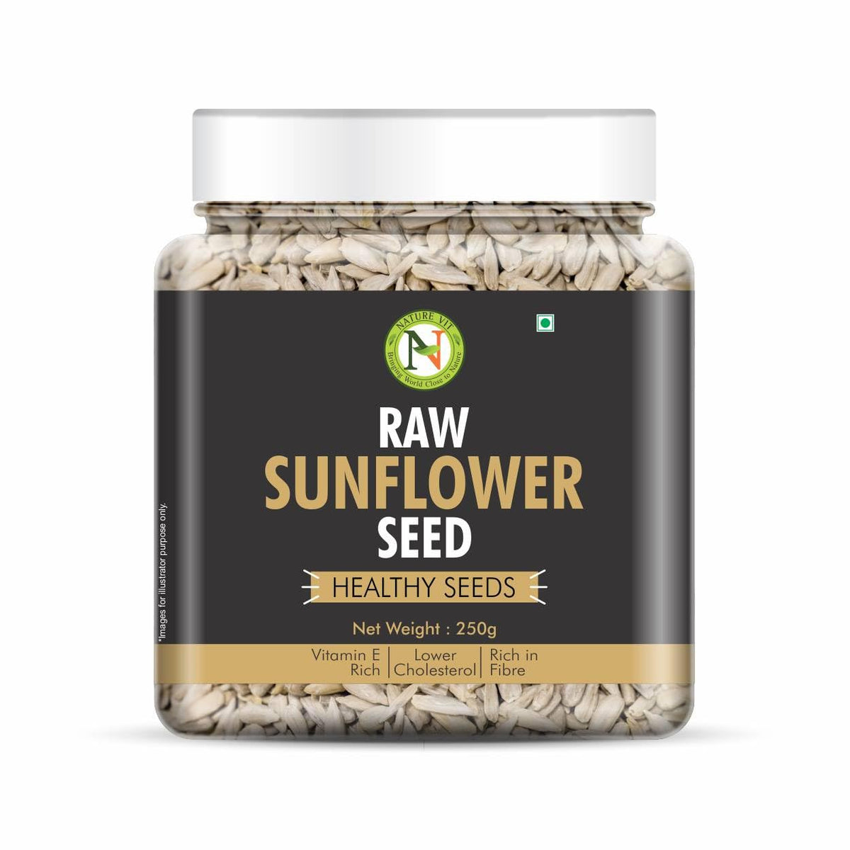 NatureVit Raw Seeds Combo Pack – 1Kg | Pumpkin, Sunflower, Flax & Chia Seeds (250g Each) | High Protein, Fiber-Rich Superfoods for Immunity & Weight Management