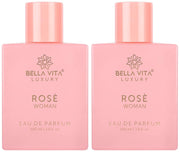 Bella Vita Luxury Rose Women Eau De Parfum Liquid Perfume With Black Currant, Vanilla, Jasmine|Floral & Sweet Edp Long Lasting Fragrance Scent