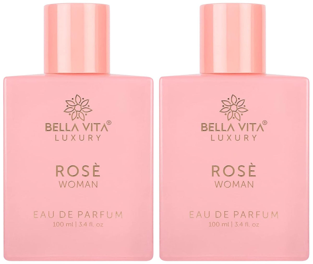 Bella Vita Luxury Rose Women Eau De Parfum Liquid Perfume With Black Currant, Vanilla, Jasmine|Floral & Sweet Edp Long Lasting Fragrance Scent