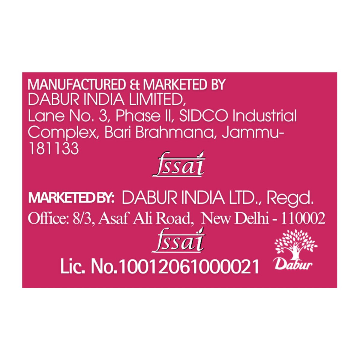 Dabur Gulabari Zaika 250ml, Rose water flavouring agent