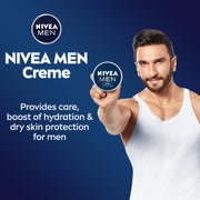 Nivea Men Creme, Non Greasy Moisturizer, Cream For Face, Body & Hands, 30ml