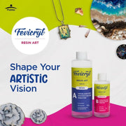 Fevicryl Epoxy Resin Art Kit, 1200g | Non-Toxic, Long Lasting, Smooth Finish | Easy to use | Suitable for Making Jewellery, Coasters and DIY Craft | Ideal for Hobbyists, Artists & Gifting