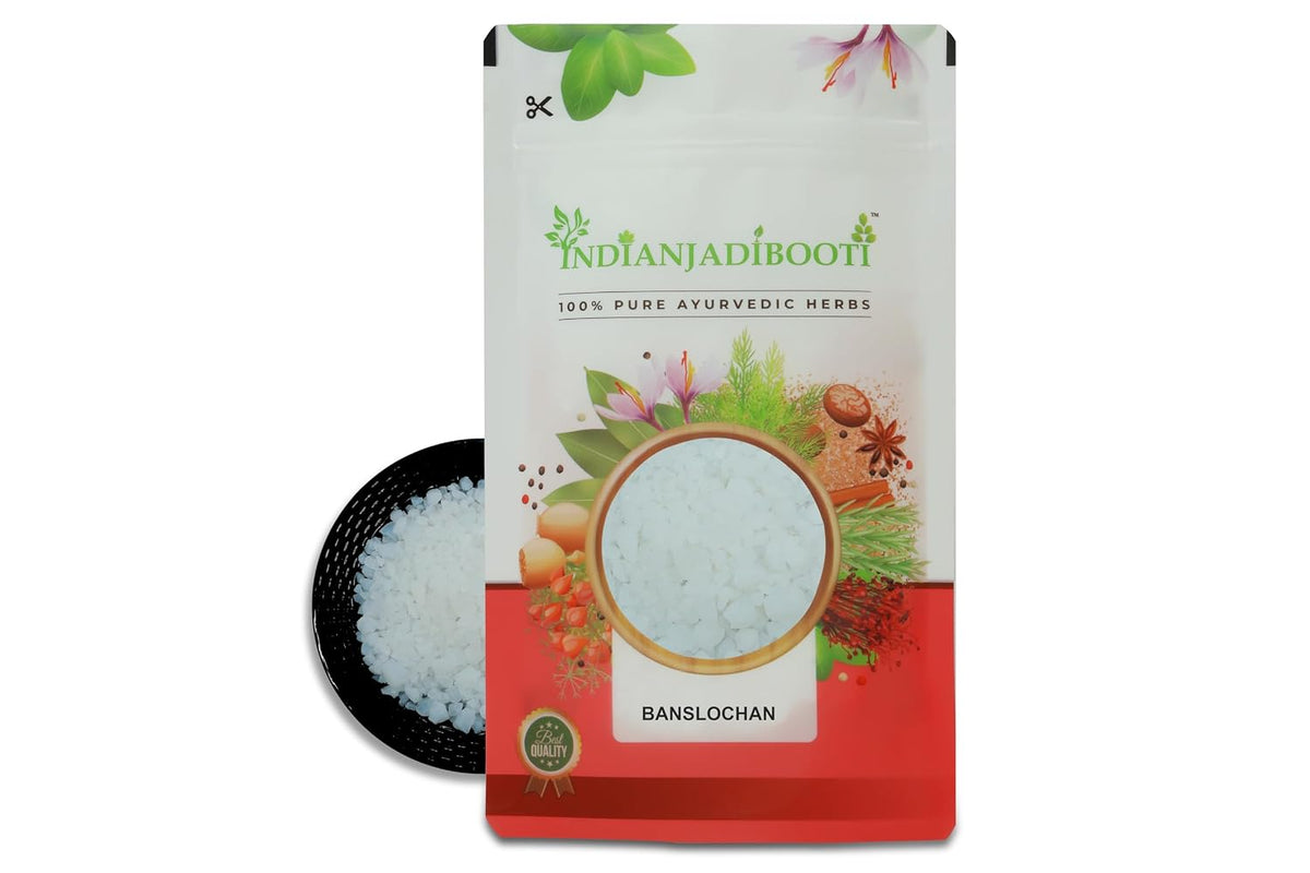IndianJadiBooti Banslochan | Vanshlochan (Bamboo Silica) for Height Growth & Strong Bones | Tabsheer | Natural Calcium Supplement | Edible Grade A | 100g