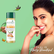 Biotique Almonmd Oil Deep Cleanse Purifying Cleansing Oil Face & Eye Makeup Remover For Normal to Dry Skin, 120ml & Biotique Bio Fruit Whitening/Brightening Lip Balm, 12g