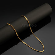 ASTRODIDI Gold Plated Chain | 24 Inch Stylish Light Weighted Golden Brass Neck Chain For Girls Women Men Boys (CHAIN-BALA-23)