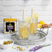 BLUE TEA - Chamomile Lavender Tea - 18 Tea Bags - Plant Based | SLEEP TEA | Herbal Tea - Caffeine Free - Flower Based - Non-Bitter | Premium Tin Pack