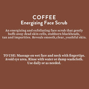 Biotique Coffee Energizing Face Scrub for All Skin Types,50 Gm | Deep Exfoliation, Removes Blackheads & Whiteheads, De-Tan | Paraben & SLS Free
