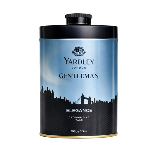 Yardley London Elegance Deodorizing Talc for Men, 100g