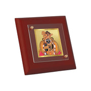 DIVINITI Banke Bihari Ji 24K Gold Plated MDF Photo Frame|Premium Religious Table Top Frame for Home, Office & Prayer Room|Luxury Spiritual Gift Item for Housewarming, Festive Gifting|10 x 10 CM