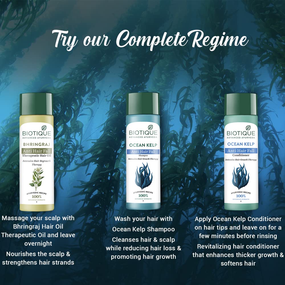 Biotique Ocean Kelp Anti Hair Fall Conditioner Intensive Hair Growth Therapy, 120ml