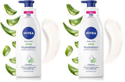 Nivea Aloe Hydration Body Lotion, 400ml (Pack of 2)