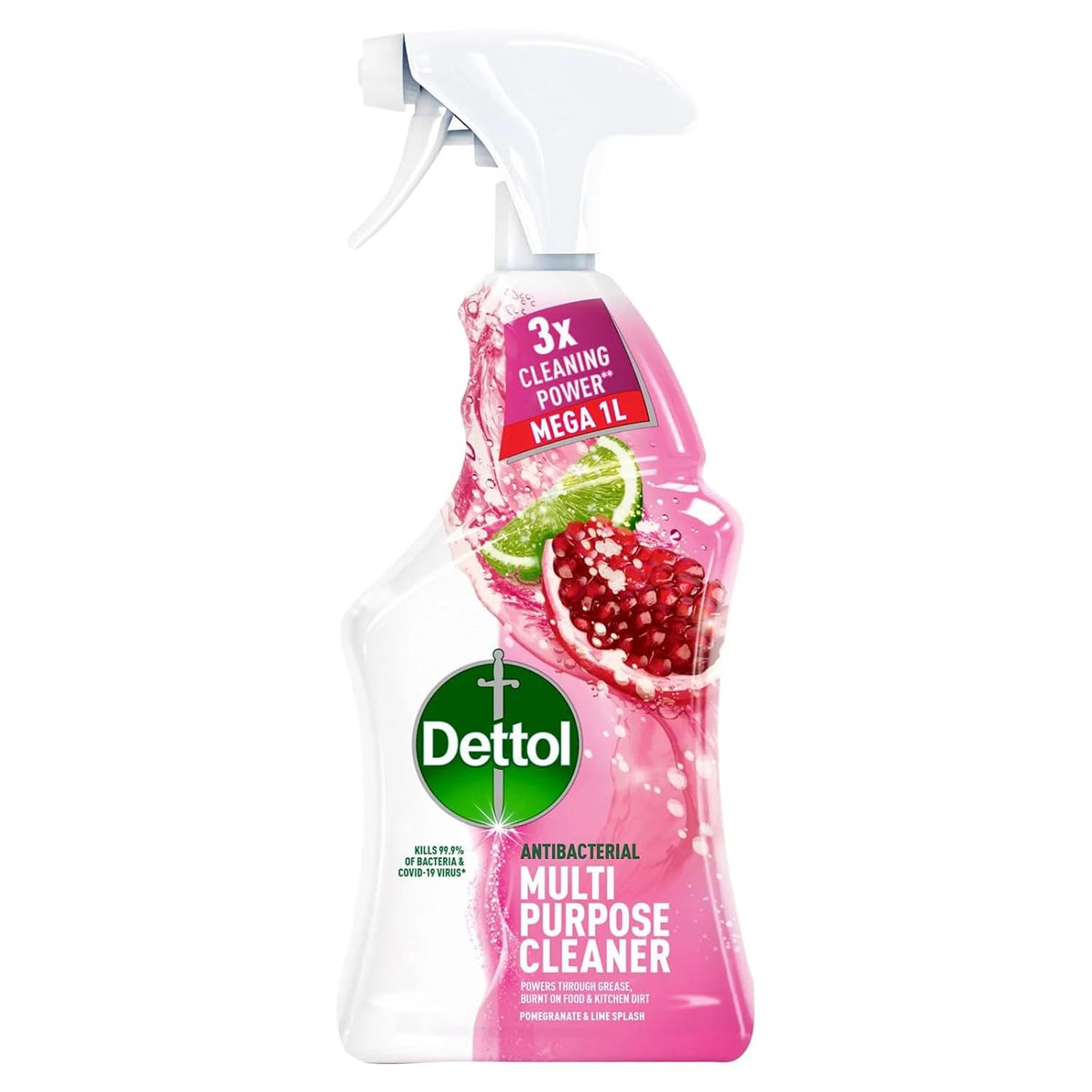 Dettol Antibacterial Multipurpose Pomegranate Cleaner 1 Litre