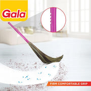 Gala King Kong Grass Floor Broom - Pack of 1, Pink