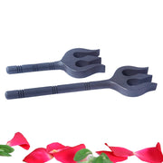 Aalayam Selveer Karungali Soolam Original 9 Inches Height | Karungali Trishul Natural Black 1 Piece