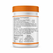 NatureVit Orange Flavour Psyllium Husk Powder 100g | Isabgol for Constipation Relief | Ayurvedic, Non-Habit Forming, High Soluble Fiber Supplement
