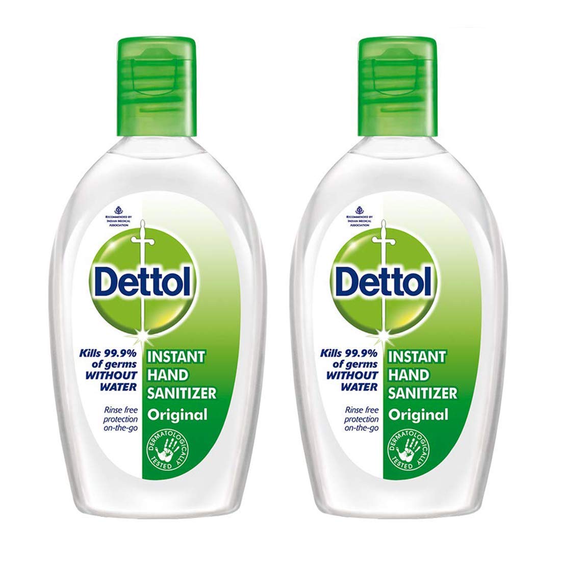 Dettol Instant Hand Sanitizer - 50 ml (Pack of 2)
