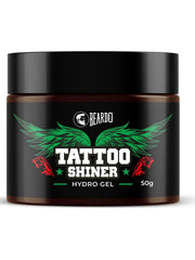 Beardo Tattoo Shiner Gel, 50g | Hydro Gel Heals & Maintains Tattoo Ink | Tattoo Gel for Men with Almond Oil & Turmeric Extract | Brightens & Shines Tatoo for Men