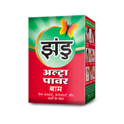 Zandu Ultra Power Balm - 10 ml, For instant pain relief from strong Headache, Bodyaches & Cold and Muscle Pain