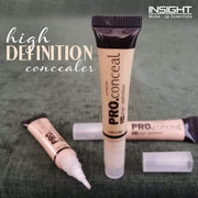 INSIGHT HD Conceal Concealer for Everyday Use | Matte Finish | Medium to Full Coverage - Golden Sand (8g)