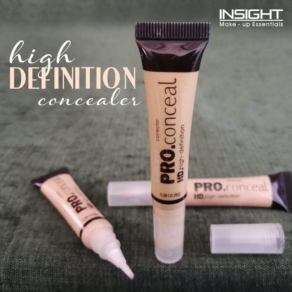 INSIGHT HD Conceal Concealer for Everyday Use | Matte Finish | Medium to Full Coverage - Golden Sand (8g)