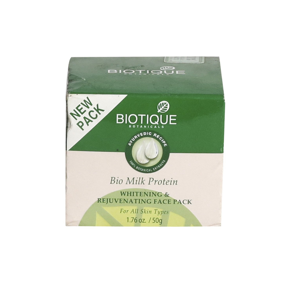 Biotique Face Pack - Bio Milk Protien, 50g Carton