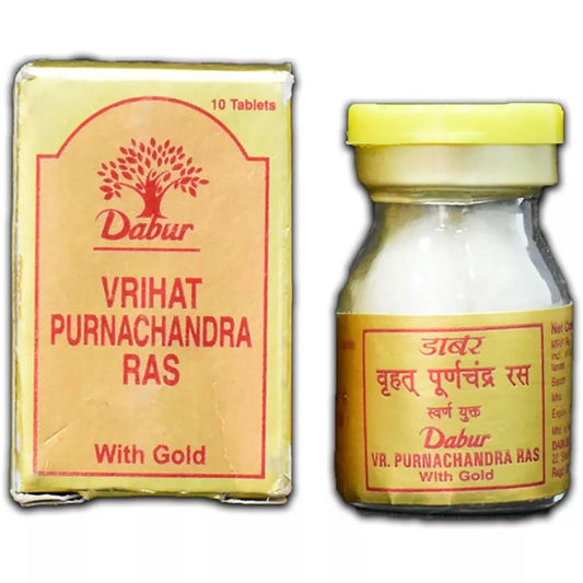 Dabur Vrihat Purnachand Ras (Gold) 10Tab