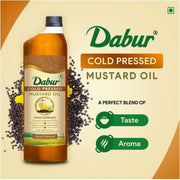 Dabur Pure & Unrefined Cold Pressed Mustard Oil 3L