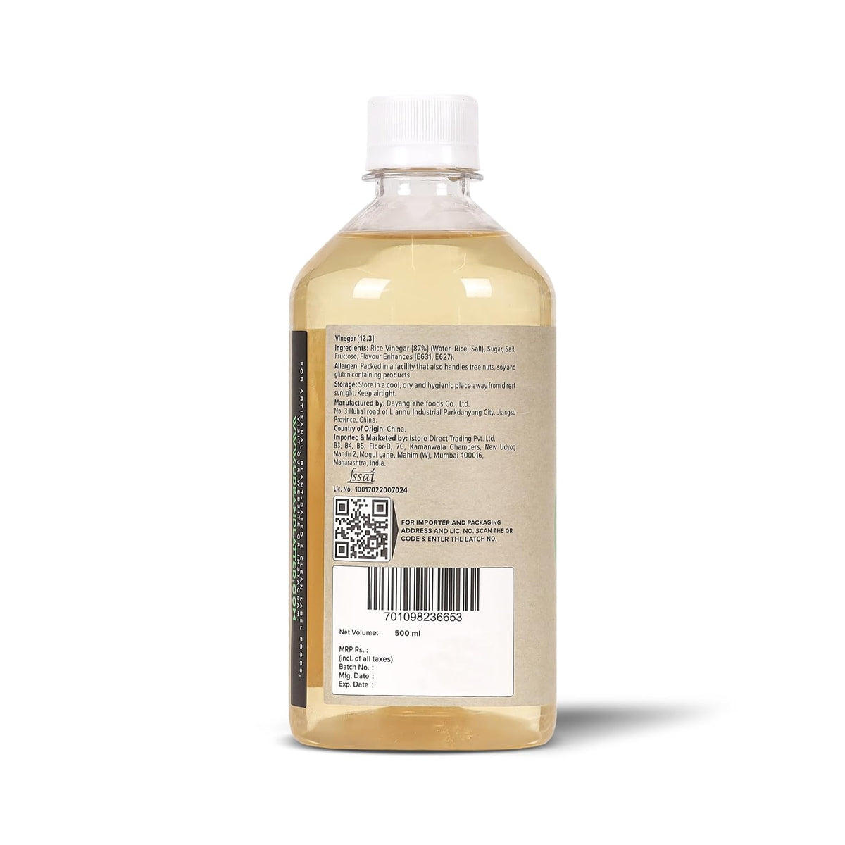 Urban Platter Japanese Rice Vinegar (Awasezu), 500ml [All Natural Vinegar Traditionally Made and Seasoned] - Perfect for Seasoning Sushi Rice
