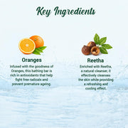 Biotique Orange Peel Revitalizing Body Soap | Exfoliated and Speed Cell Renewal | Deeply Cleanses |100% Botanical Extracts| Suitable for All Skin Types | 150g
