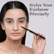 INSIGHT Smudge Free Eyebrow Pencil with Spoolie | Matte Finish | Long Lasting & Waterproof | For Indian Skin Tones | 0.5gm | Shade: Brown