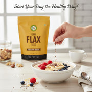NatureVit Raw Flax Seeds 1 Kg | Alsi Seeds for Eating, Hair & Skin | Fibre & Omega-3 Rich Superfood | Natural Seeds for Weight Loss, Digestion & Immunity