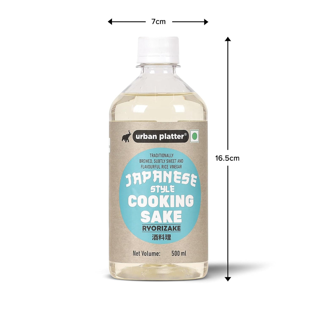 Urban Platter Traditionally Brewed Ryorizake/Japanense Cooking Sake, 500ml (Subtly Sweet and Flavourful Rice Seasoning)
