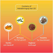 Baidyanath Asli Ayurved Mahabhringraj Tel I For Hair Growth I Anti Dandruff I 50 ml