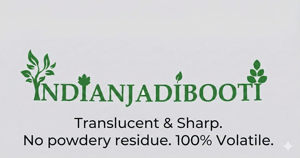 IndianJadiBooti Sat Podina (Menthol Crystals) | 100% Pure Peppermint Camphor | Natural Decongestant for Steam Inhalation, DIY Balms & Sauna | Cooling Agent | 200g (Pack of 2 x 100g)
