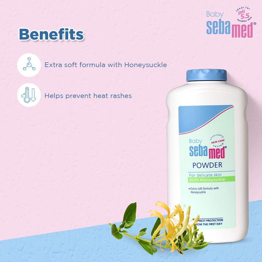 Sebamed Baby Powder with Honeysuckle|200 gm