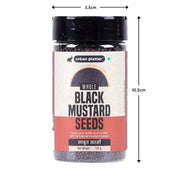 Urban Platter Whole Black Mustard Seeds, 125g (Rai | Sabut Sarson | Whole Spices | Indian Khada Masala)