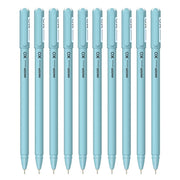 Hauser XO 0.7mm Ball Pen | Blue Ink | Smooth Low Viscosity Ink | Matte Finish | Durable Tip | Pack of 10