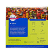 Fevicryl Canvas Painting Kit, All-Inclusive DIY Art Kit with Mini Canvas, Fevicryl Acrylic Colours, Painting Brush and Wooden Easel, Ideal Gift for Students, Beginners and Art Enthusiasts