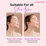 Suroskie Rose Instant Enzyme Face Scrub & Rosanna Glow Face Mask Combo (Pack Of 2*50Ml) | For Fine Lines & Clear Dark Spots | Glowing & Brighten Skin | Removes White Heads & Black Heads |Men & Women