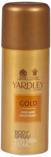 Yardley London Gold Deodorant Spray for Men, 150ml