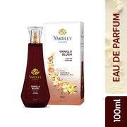 Yardley London Vanilla Blush Eau De Parfum (EDP) for Women, 100ml – Natural Essential Oils, Sweet Gourmand Perfume | Vanilla & Rose Fragrance