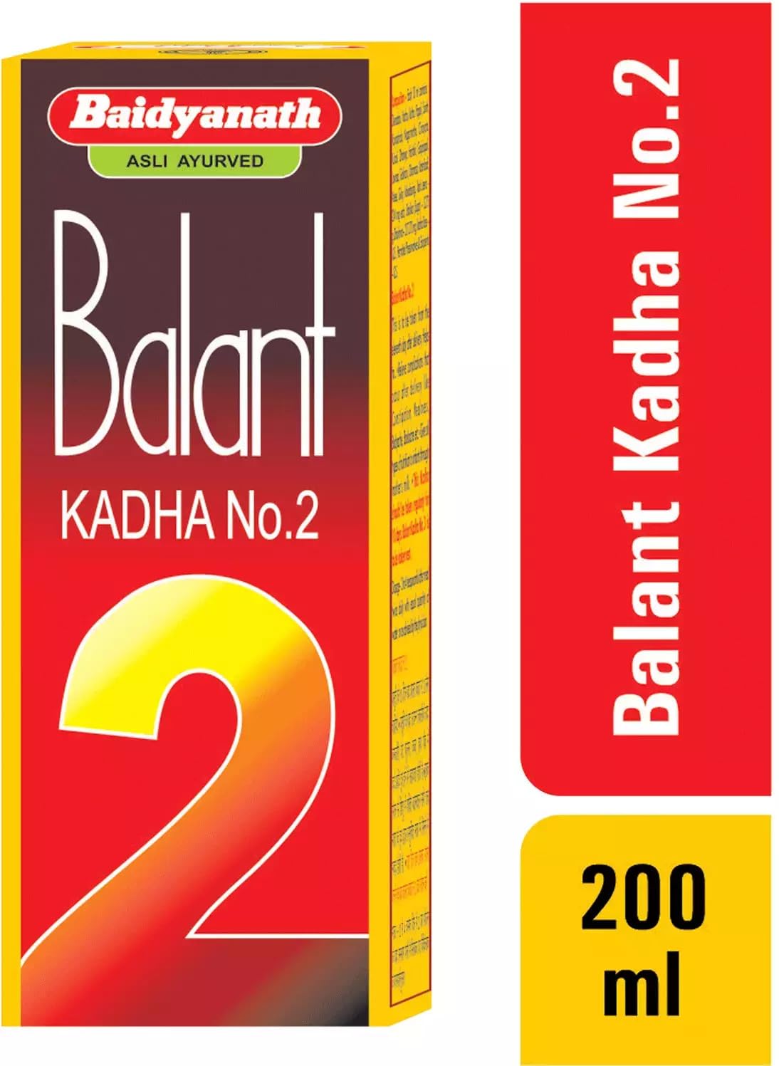 Baidyanath Asli Ayurved Balant Kadha No. 2-200 Ml (Pack Of 2) - Ayurvedic Post Delivery Tonic