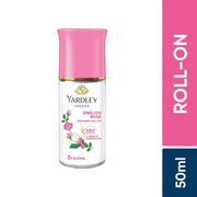 Yardley London English Rose Anti Perspirant Deodorant Roll On for Women, 50ml