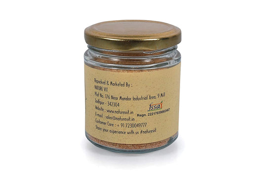 NatureVit Pure Afghan Hing Powder 125 Gram | Premium Asafoetida | Strong Aroma & Authentic Taste | Tempering Spice for Indian Cooking