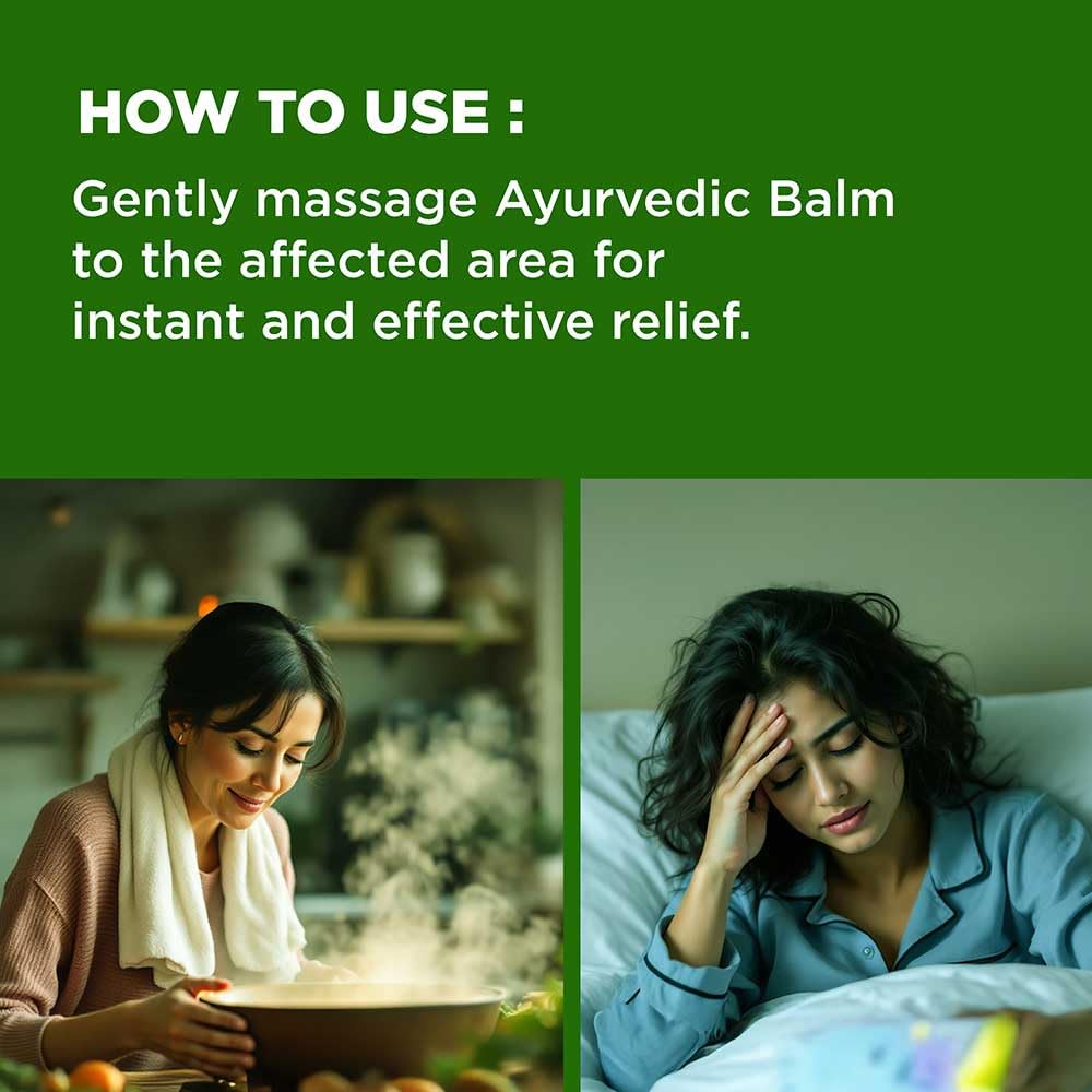 Zandu Balm, 50ml x Pack of 2, Effective relief from Headache, Body Pain, Sprain and Cold