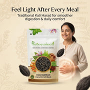 IndianJadiBooti Harad Small Black (Kali Harad) | Terminalia Chebula for Gas & Digestion | Choti Harad/Bal Harad/Himej | Sun-Dried & Whole | 900g Pack of 2